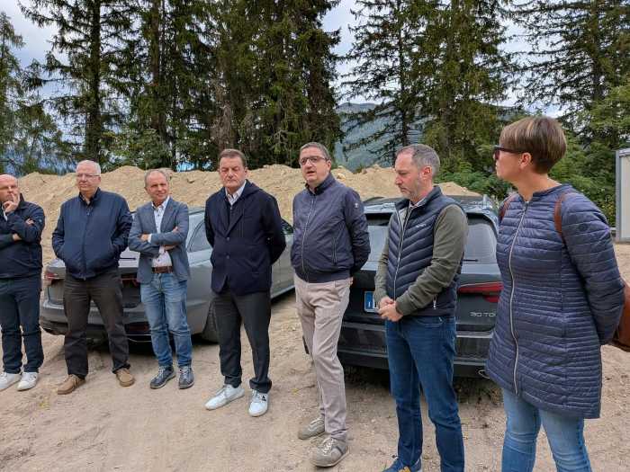 VAL DI SOLE E NON - Aperto il cantiere della ciclabile da Cles a Mostizzolo