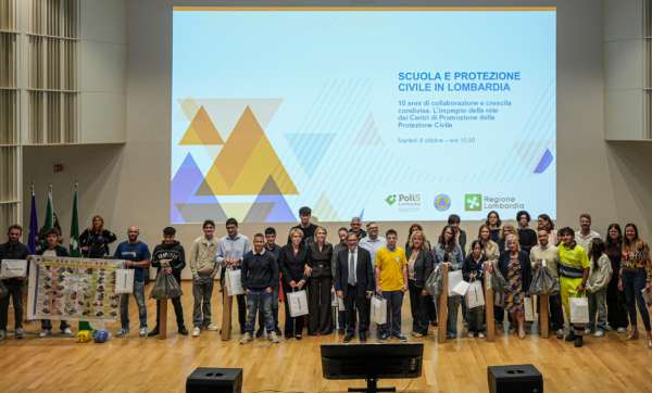 ATTUALITÀ - Cultura della sicurezza in 279 scuole della Lombardia per formare cittadini