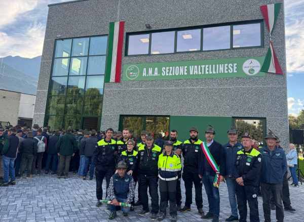 EVENTO - Inaugurata la nuova sede della sezione Ana di Valtellinese