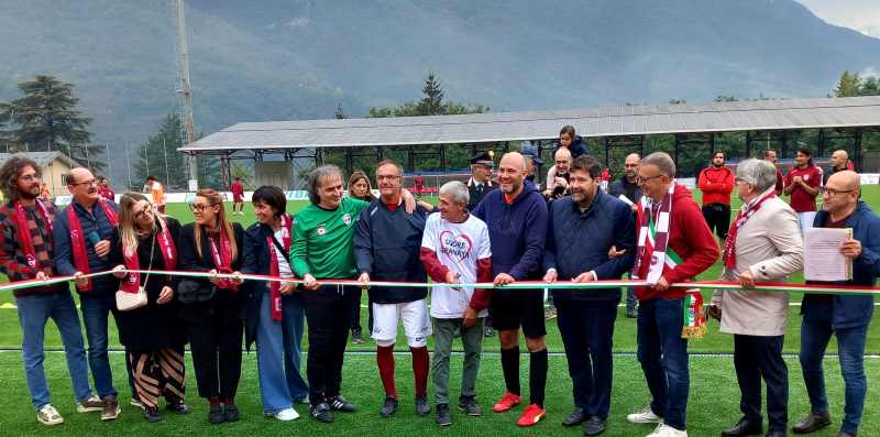 EVENTO - Breno: inaugurato il nuovo campo di calcio del Tassara