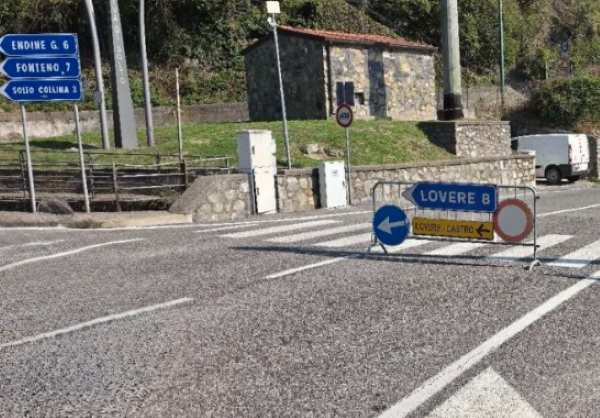 SEBINO - Lavori sulla statale 469 tra Castro e Riva di Solto