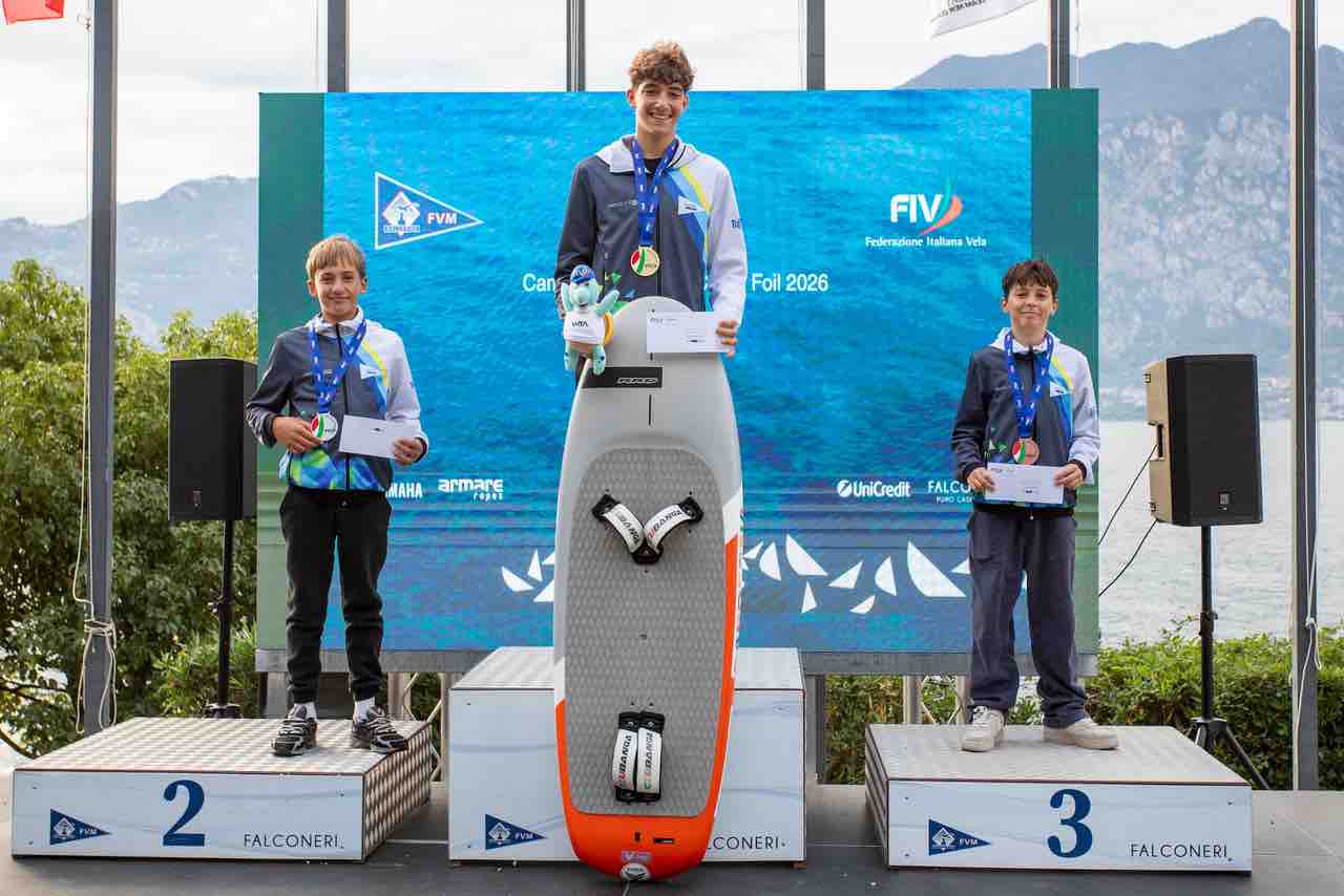 SPORT - Wingfoil, gli ultimi risultati dei giovanissimi atleti del Circolo Surf Torbole